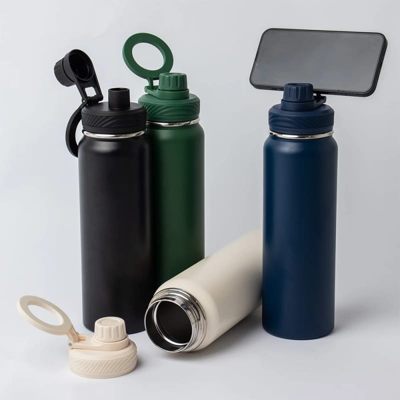 Garrafa Térmica 850ml Suporte Celular